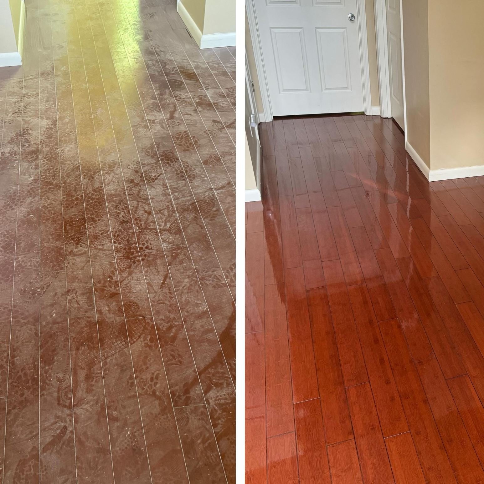 Parquet nettoyé Genève