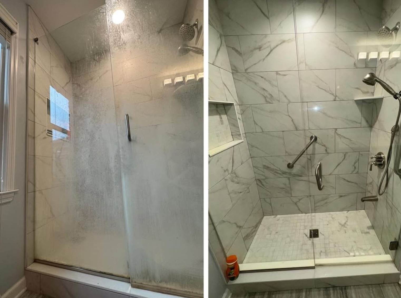 Douche nettoyée Genève